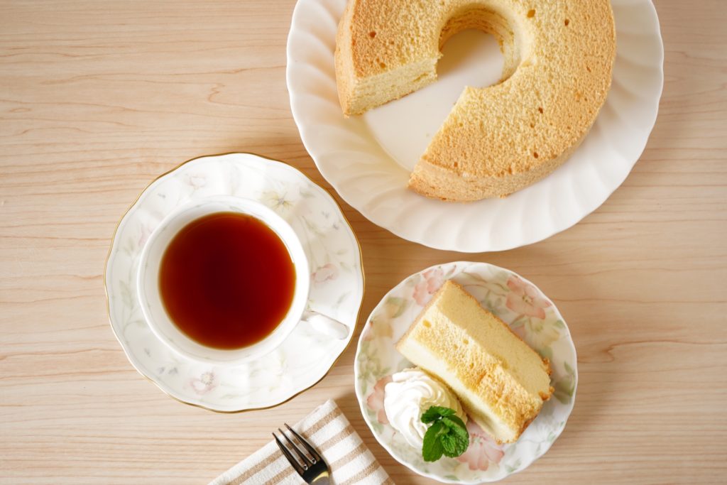 シフォンケーキの写真